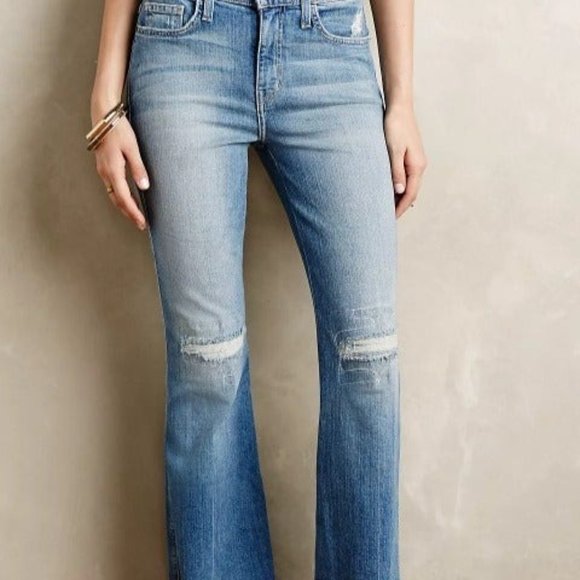 Current/Elliott Flare Jeans Retro 70's Jeans The Girl Crush High Waisted Sz 26 - Picture 7 of 9